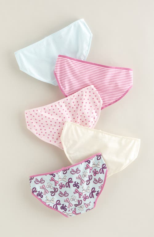 Nordstrom Kids' Assorted 5-pack Hipster Briefs In Multi