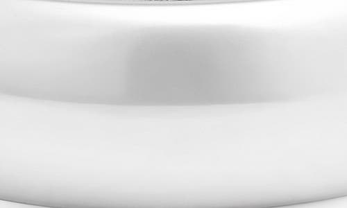 Open Edit Round Hinged Bangle In Metallic