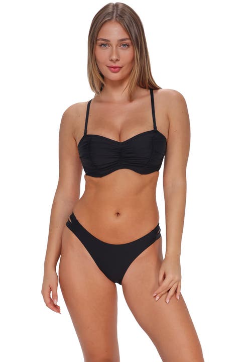 Loretta Bandeau Bikini Swimsuit Top - D Cup