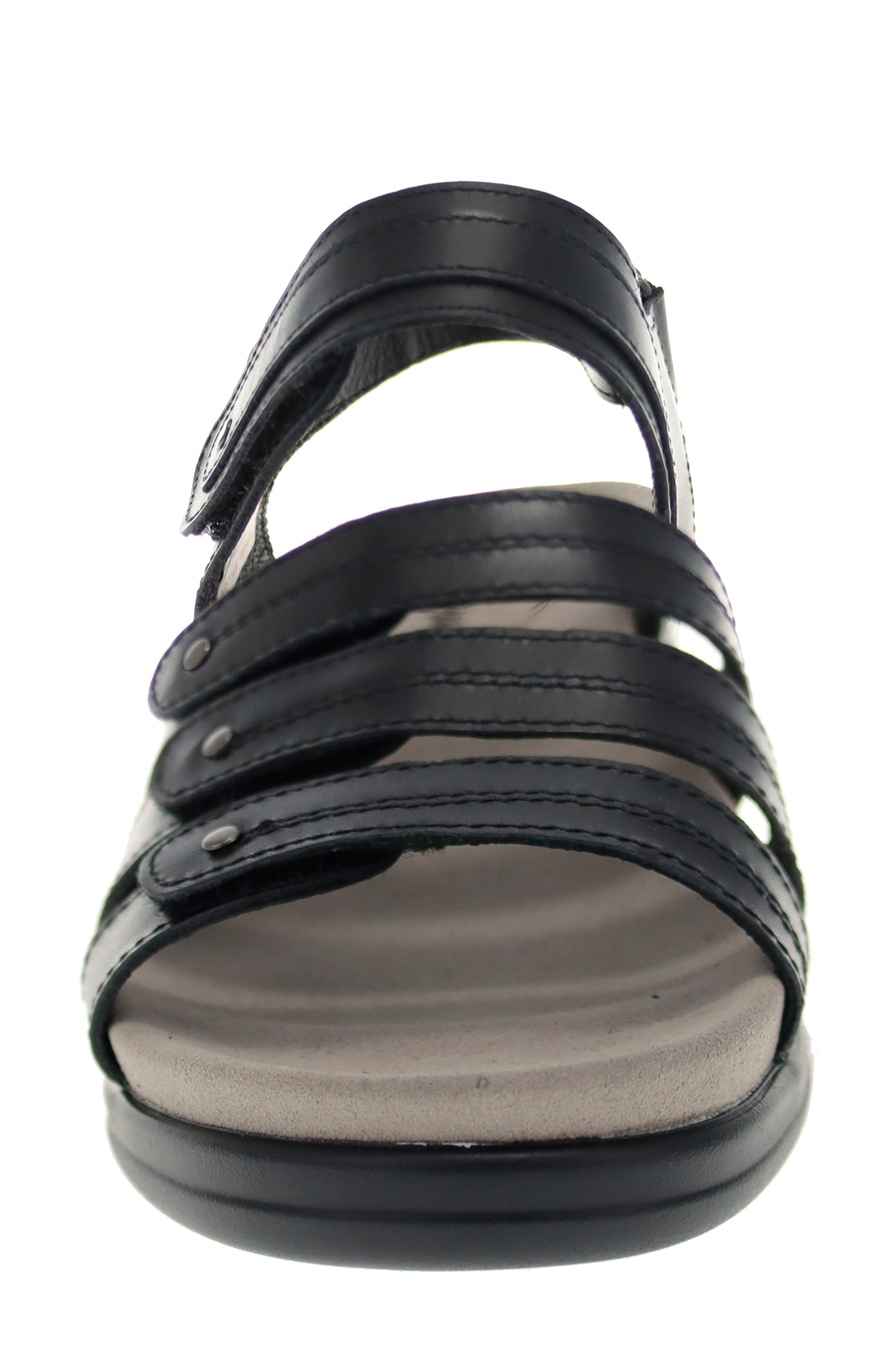 Propét Ainsley Wedge Sandal, Alternate, color, Black