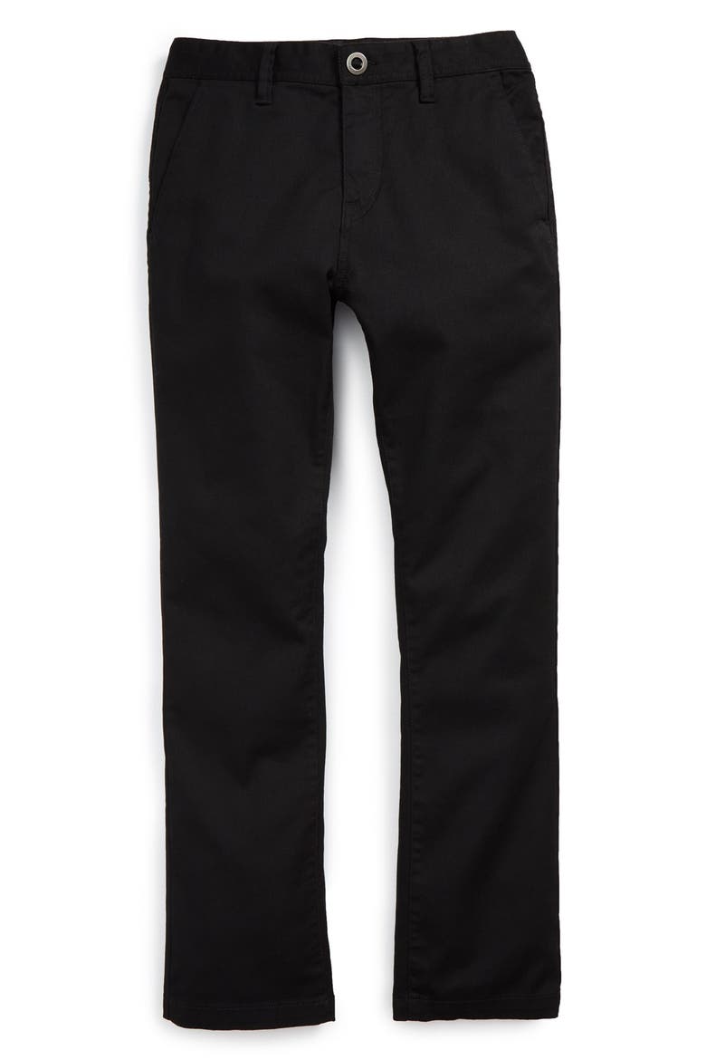 Kids' Slim Leg Joggers, Main, color, BLACK