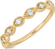 Bony Levy 18K Gold Icon Diamond Stackable Ring (Online Trunk Show)