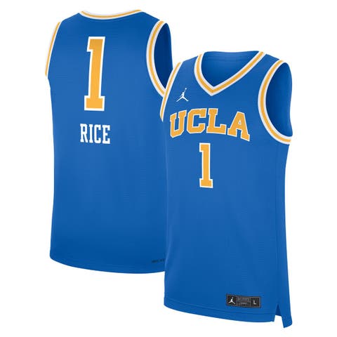 Men's Jordan Brand Kiki Rice Blue UCLA Bruins Replica Basketball Jersey