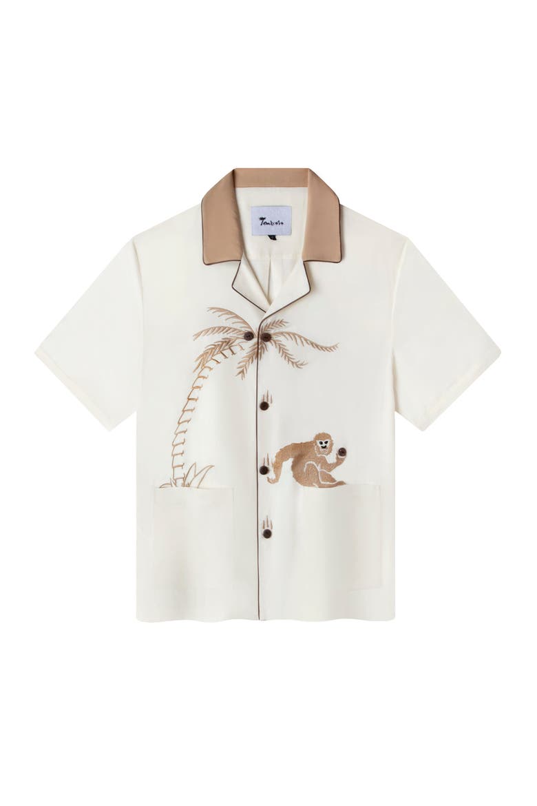 Monkey Business Top, Main, color, Vanilla