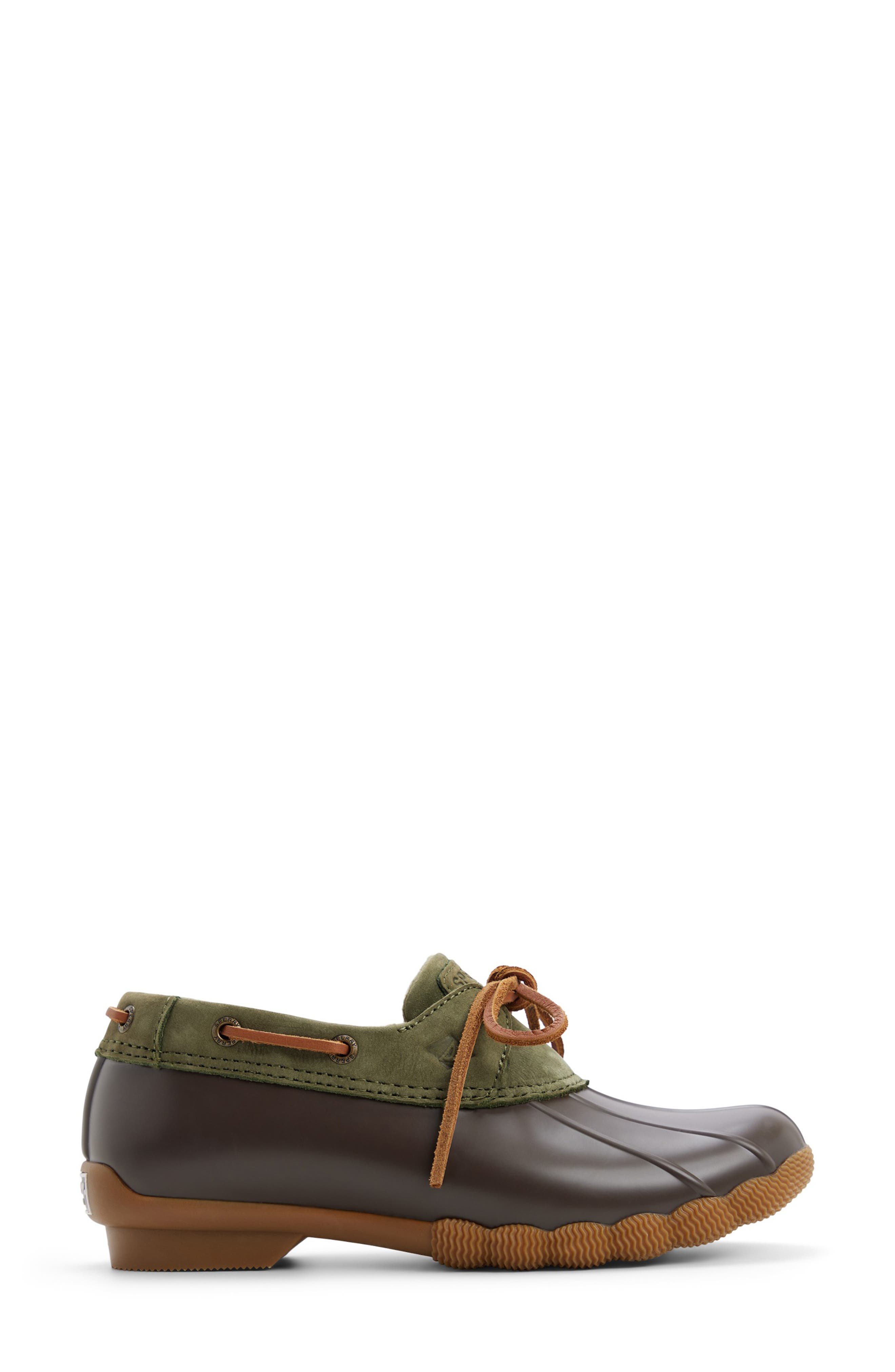 Saltwater™ 1 Eye Waterproof Duck Shoe, Alternate, color, KHAKI