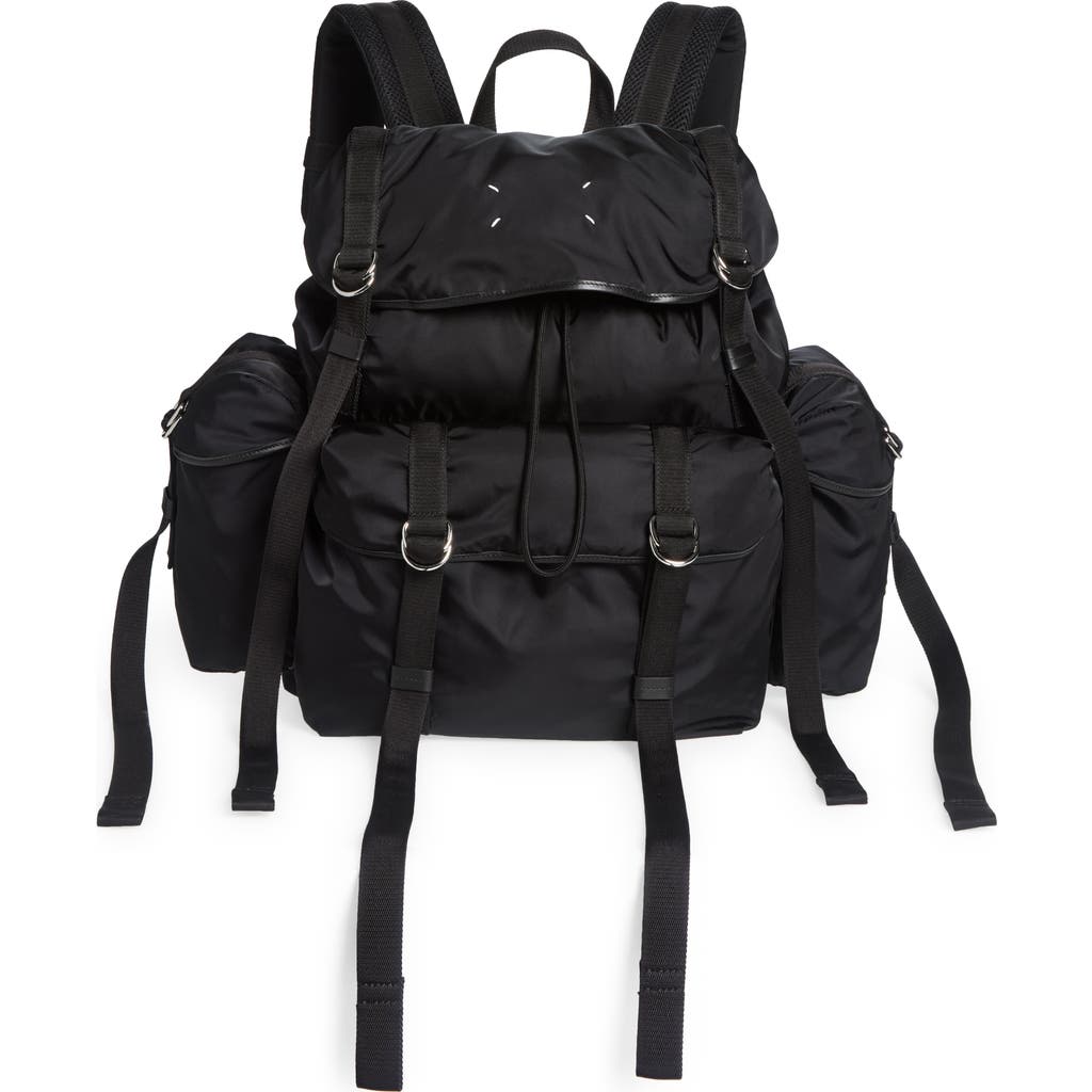 Maison Margiela High Tech Backpack In Black