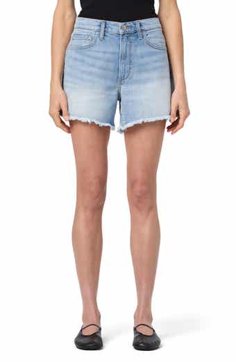 Relaxed High Waist Denim Shorts