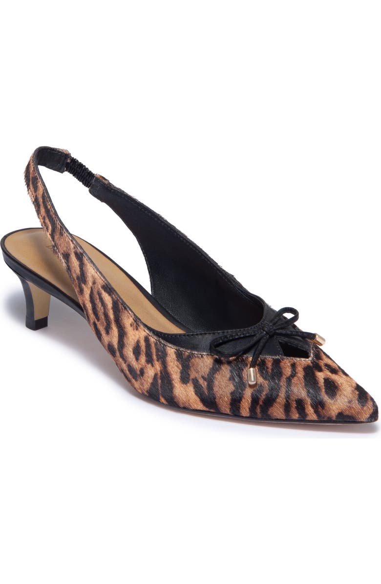 Bernardo Footwear Misha Haircalf Kitten Heel Pump, Alternate, color, Gato