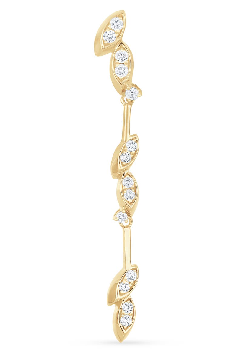 Getty 18k Gold Diamond Linear Drop Earrings, Alternate, color, 18K YELLOW GOLD