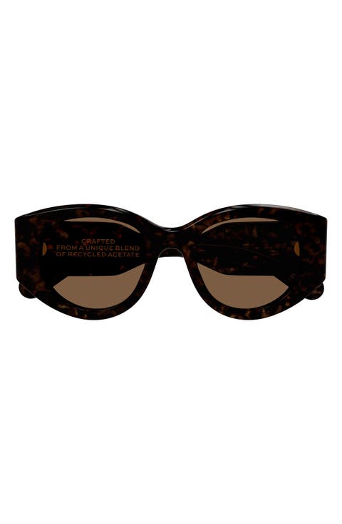 51mm Polarized Round Sunglasses