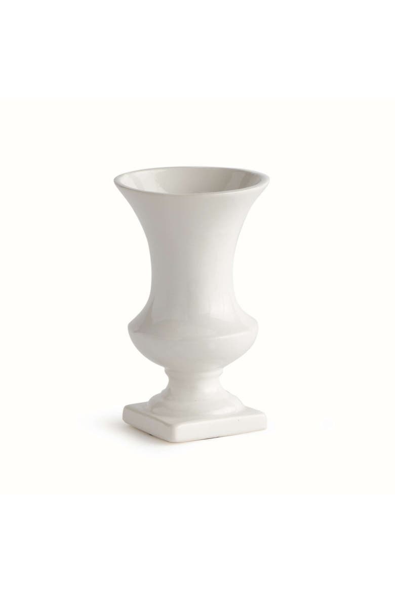 Antoinette Footed Vase, Main, color, White