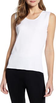 Ming Wang Scoop Neck Sweater Tank