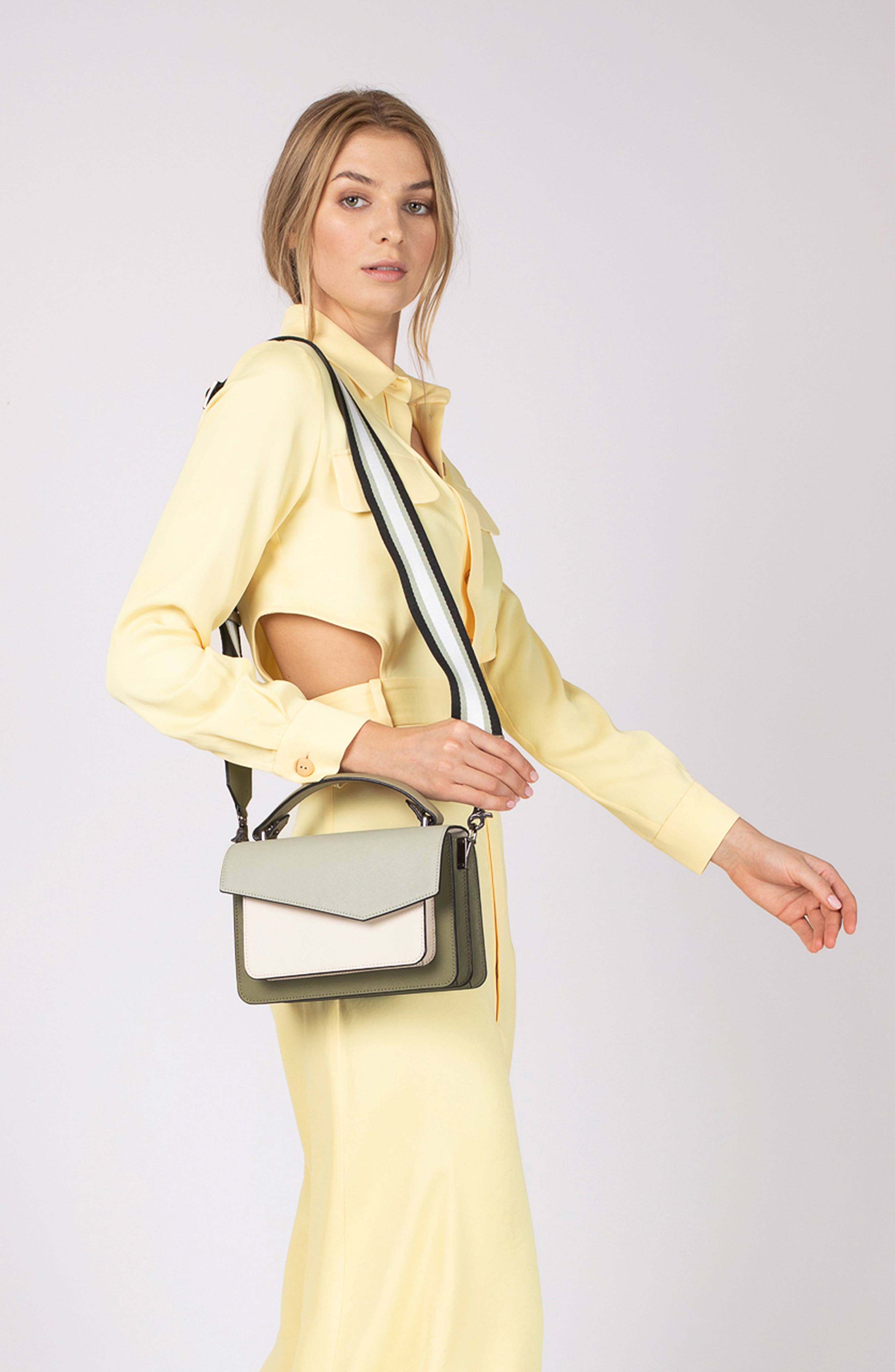 Botkier Cobble Hill Colorblock Leather Crossbody Bag, Alternate, color, 