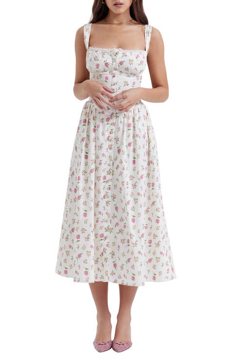 house of cb perle ホワイト ミディ丈ドレス xs Shop White HOUSE OF CB Online | Nordstrom