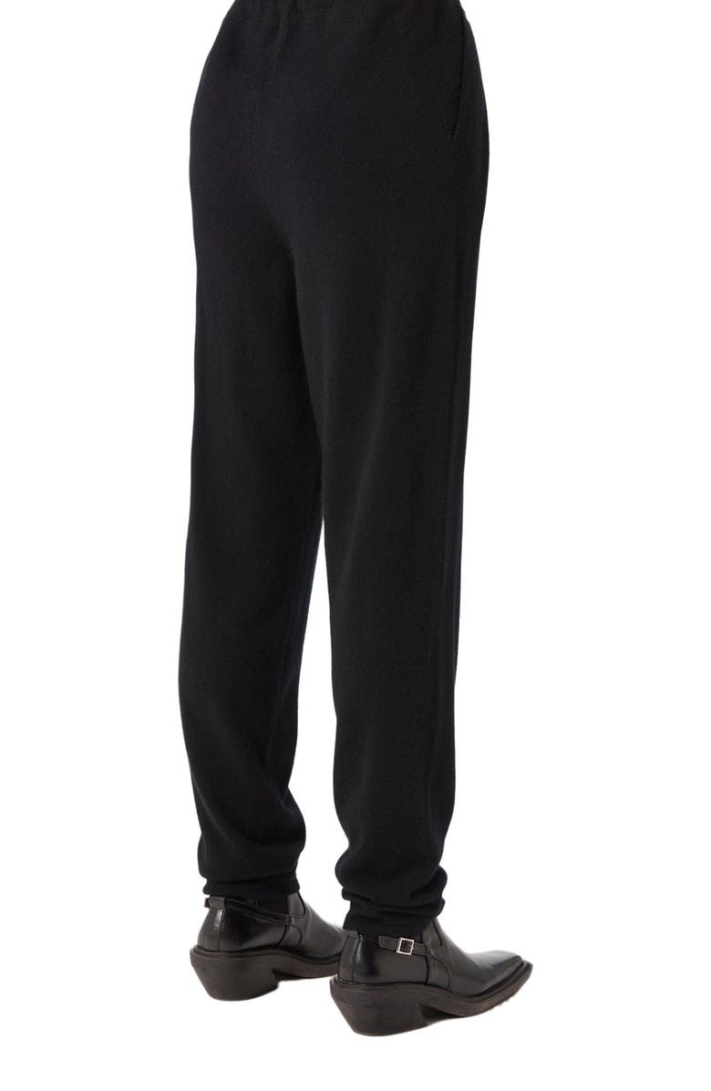 GOBI Mongolian Cashmere Tapered Jogger, Alternate, color, Black