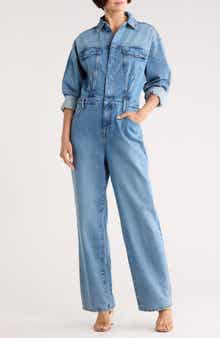 Good American Denim Oversized Jumpsuit