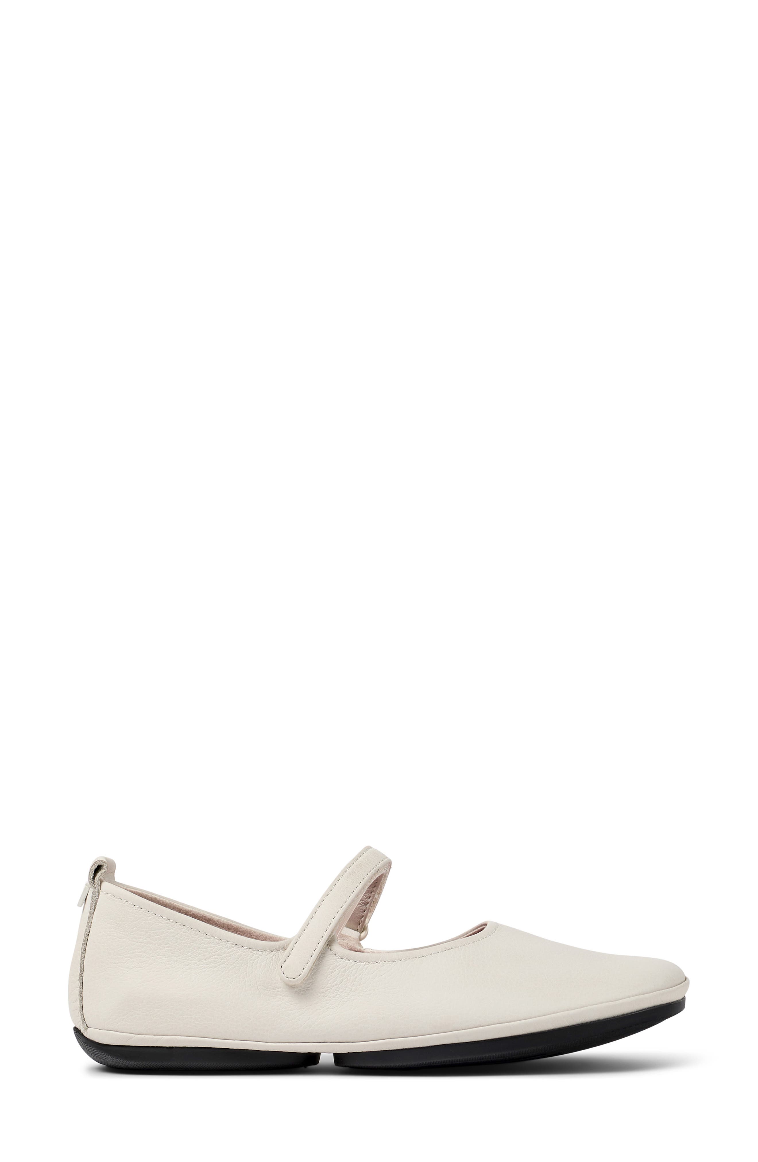 Camper Right Nina Flat, Alternate, color, White Natu