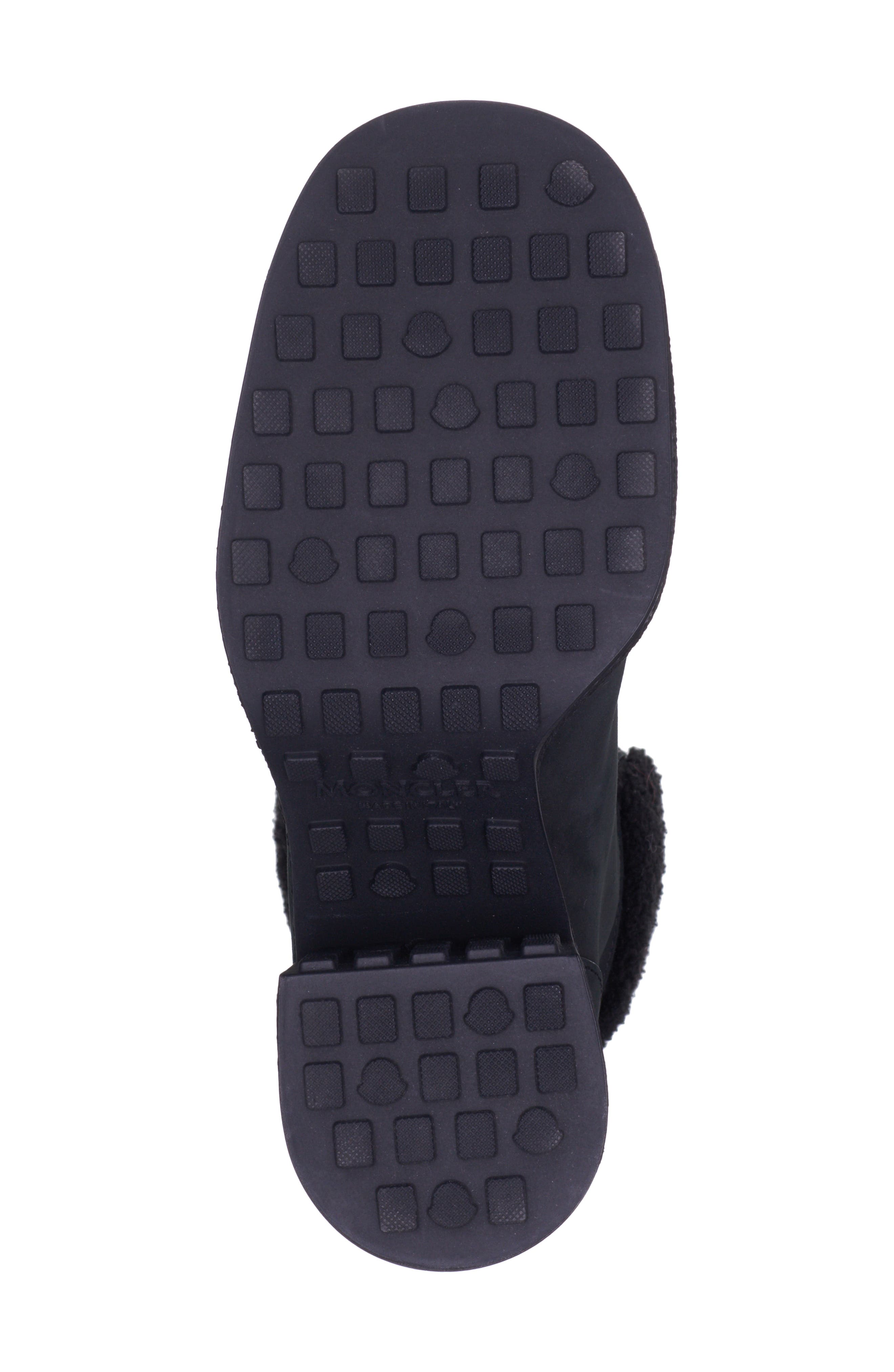 Moncler Claudia Faux Fur Trim Bootie, Alternate, color, 