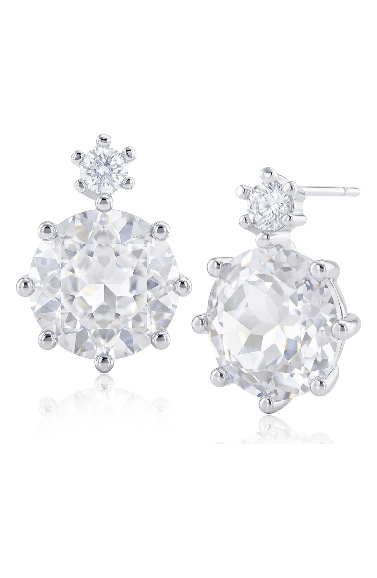 CZ by Kenneth Jay Lane 6.50 ct. tw. Cubic Zirconia Drop Earrings