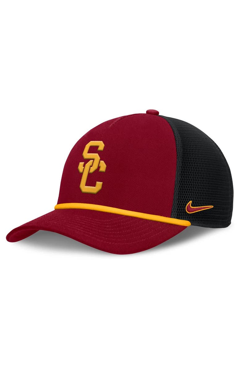 Nike Men's Nike Cardinal USC Trojans Rise Primetime Trucker Adjustable Hat, Main, color, Cardinal