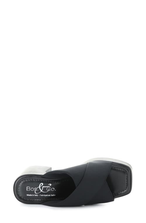 Bos. & Co. Vera Platform Sandal In Black