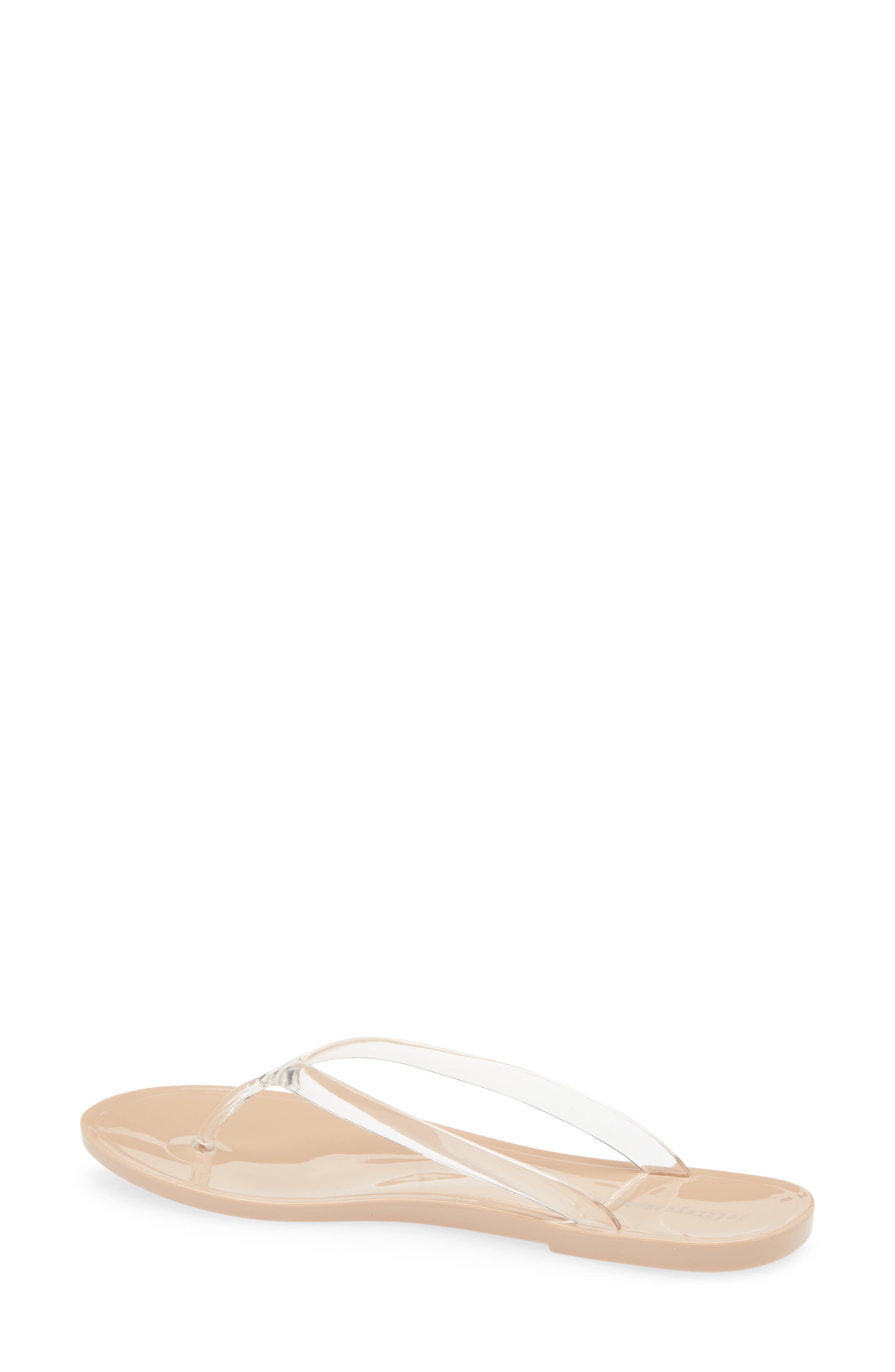 Beach Day Jelly Flip Flop, Alternate, color, CLEAR-NUDE