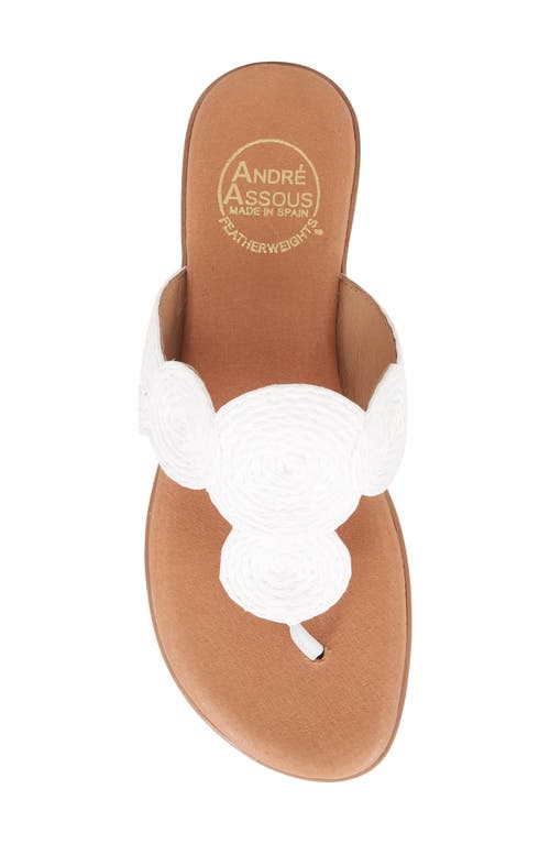 Andre Assous André Assous Nikky Featherweights™ Flip Flop In White