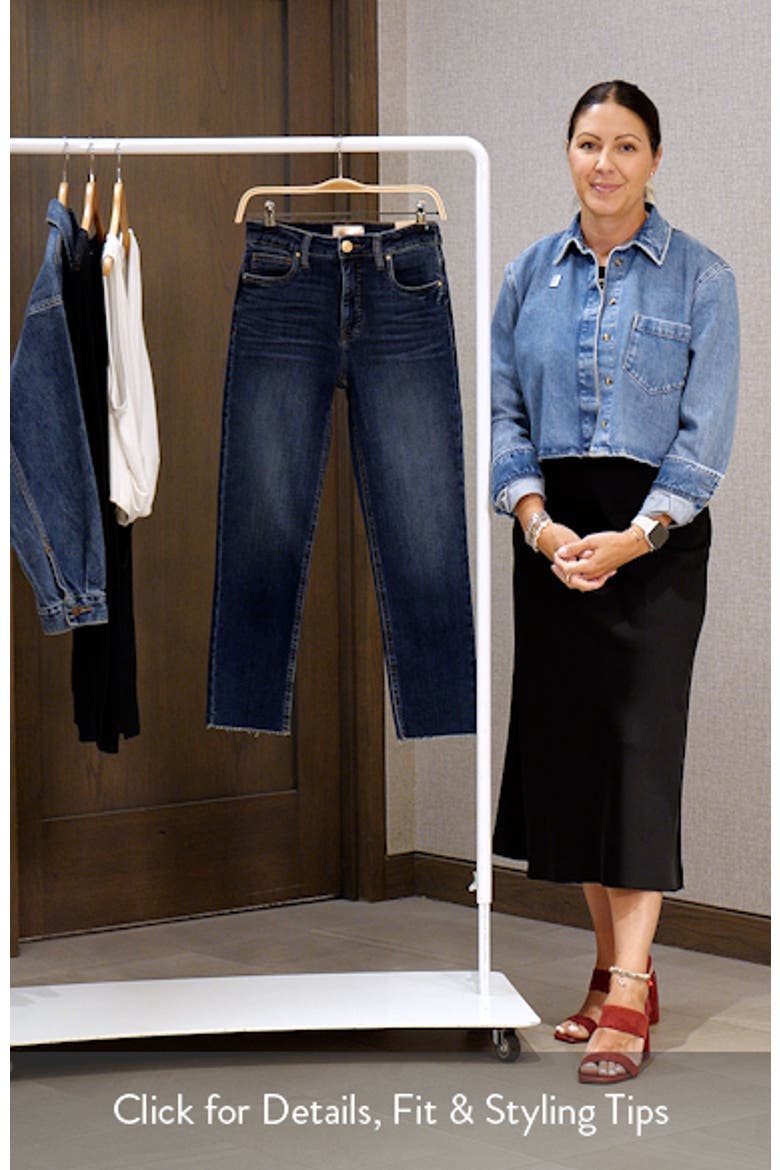Rachael High Waist Straight Leg Jeans video