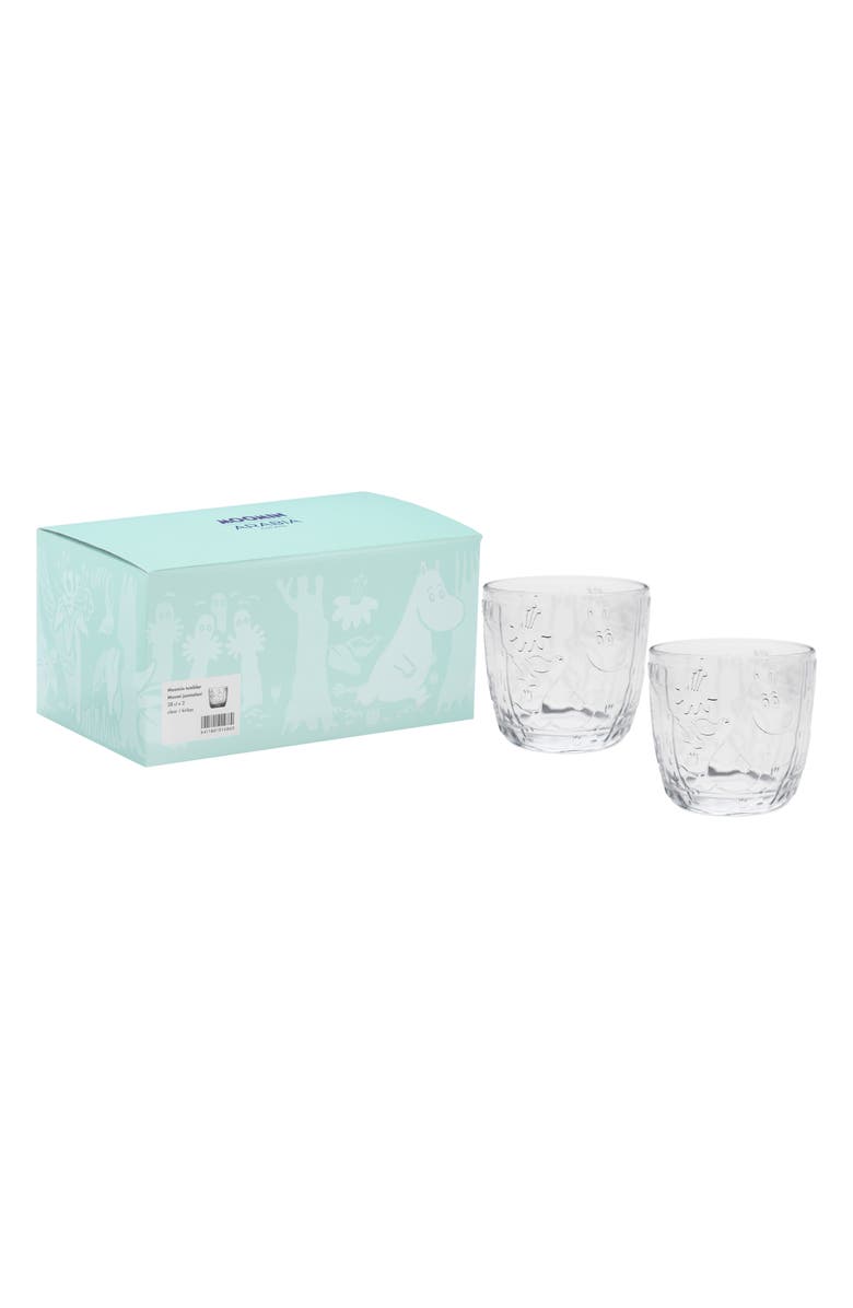 Moomin troll Set of Two Glass Tumblers, Alternate, color, 