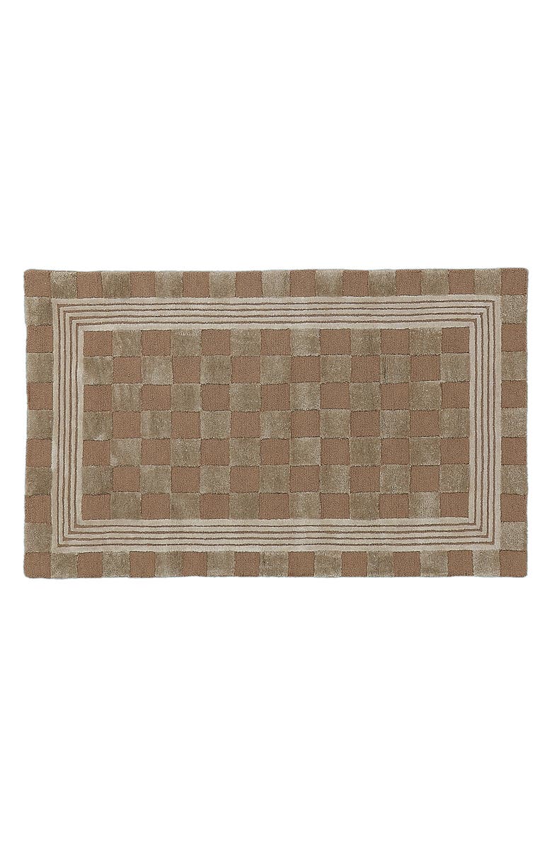 MACKENZIE CHILDS Mocha Tonal Check Rug, Main, color, Mocha