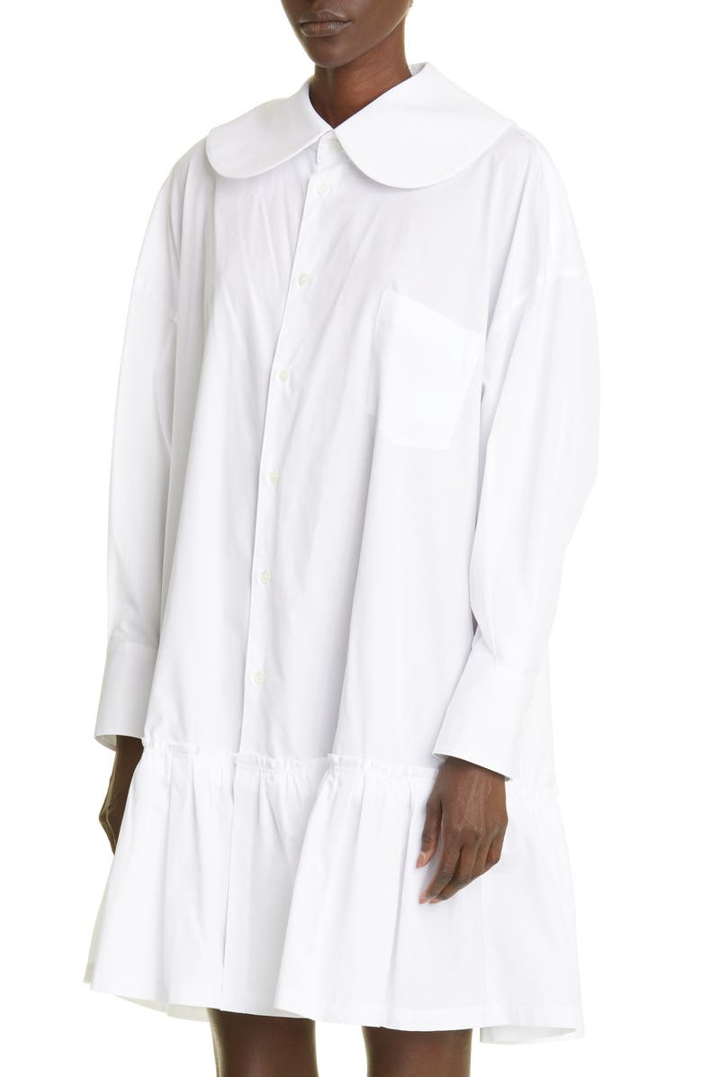 Comme des Garçons Girl Cotton Broadcloth Shirtdress, Alternate, color,