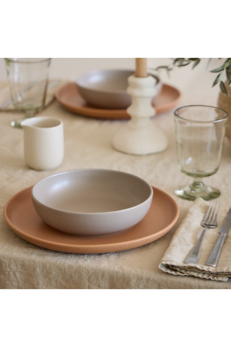 Pacifica Set/6 dinner plates, Alternate, color, Terracotta