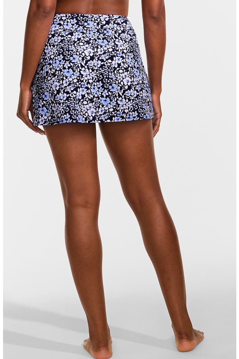 Mini Swim Skirt, Alternate, color, Navy Meadow Floral