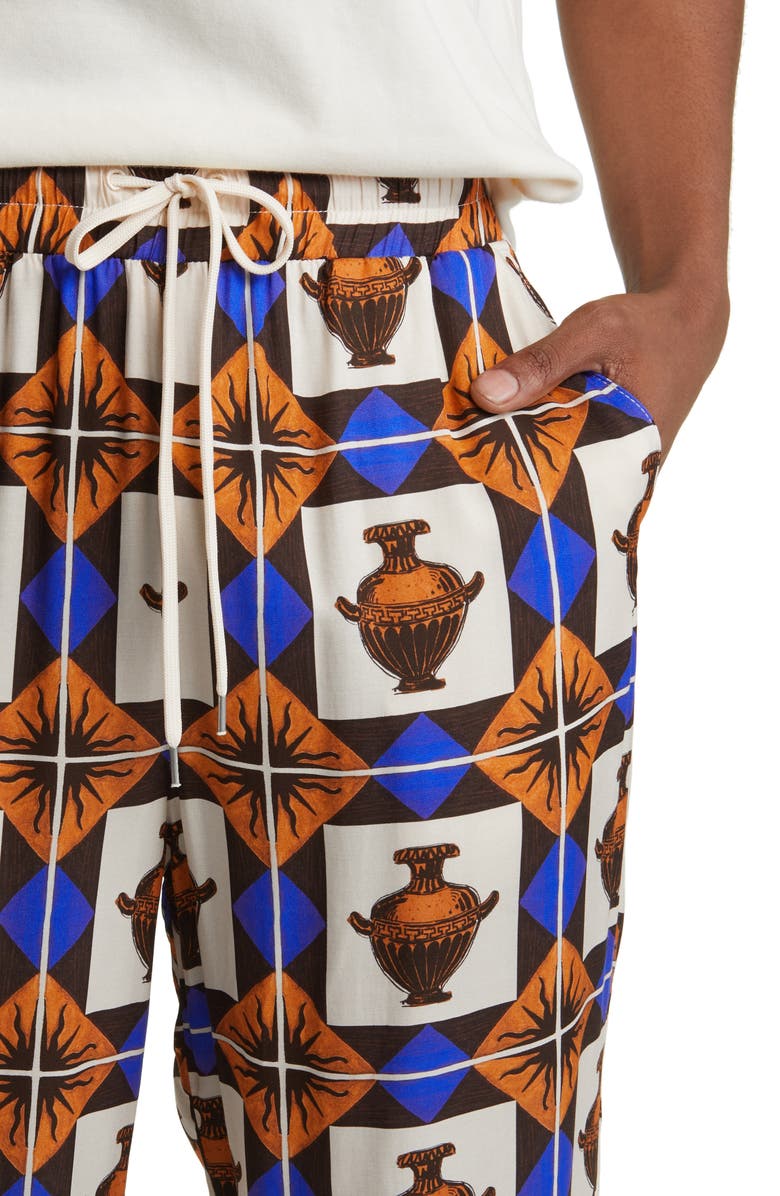 Drôle de Monsieur x Gergei Erdei Le Pantalon Vase Drawstring Pants, Alternate, color, 