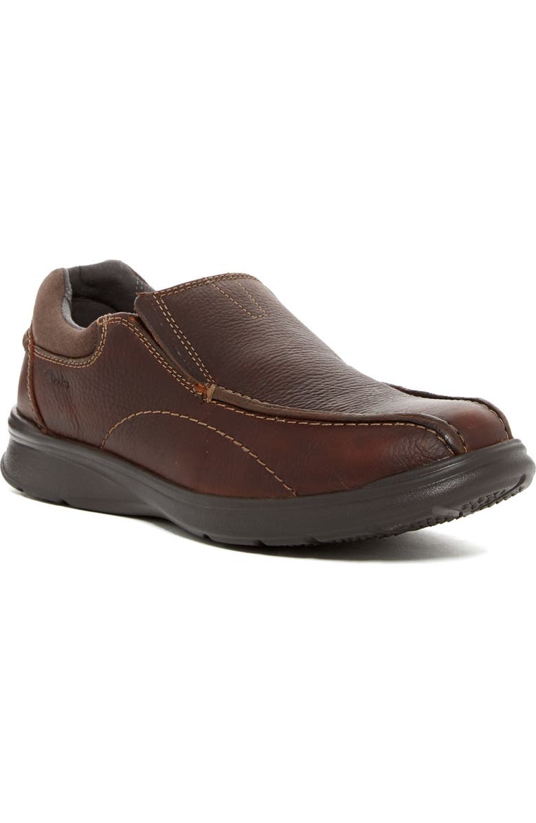 Clarks<sup>®</sup> Cotrell Step Leather Slip-On Loafer - Wide Width Available, Main, color,