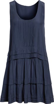 Ramy Brook Paola Pleat Minidress