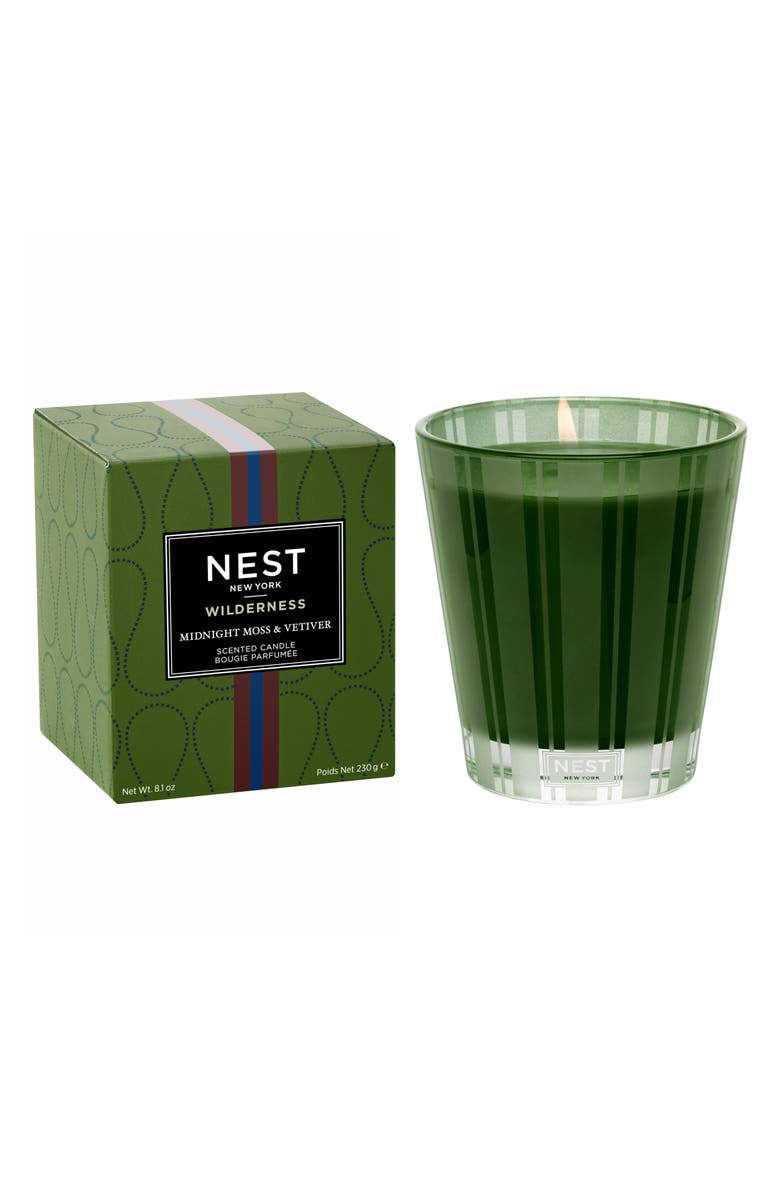 NEST New York Midnight Moss & Vetiver Candle, Alternate, color,