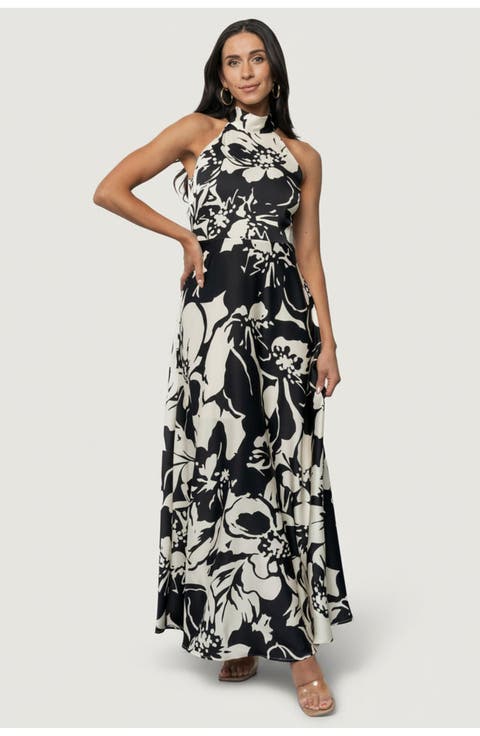Melodía Halter Maxi Dress