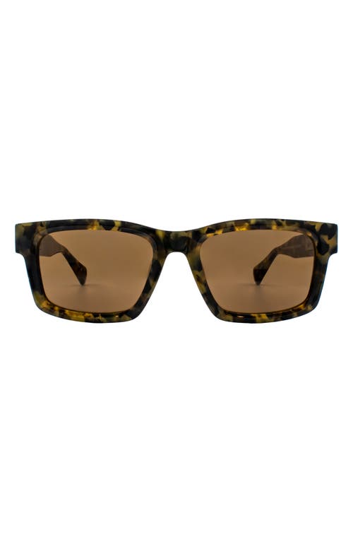 AllSaints Aden 54mm Square Sunglasses in Camo Tort  product