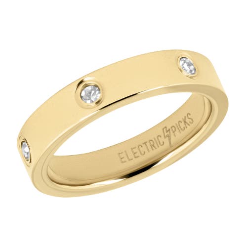 Electric Picks Knock Out Ring In Gold
