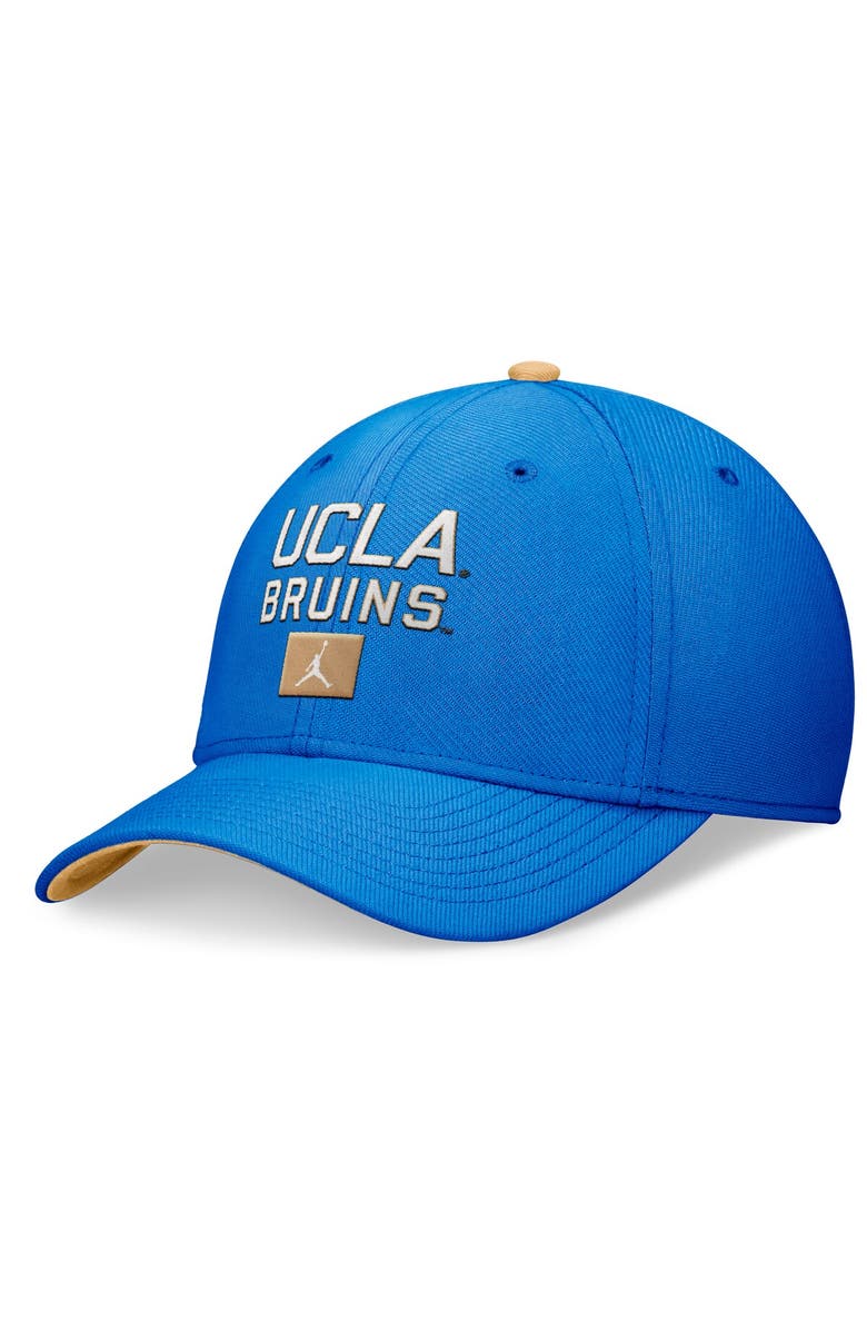 Jordan Brand Men's Jordan Brand Blue UCLA Bruins Primetime Rise Swoosh Flex Hat, Main, color, Blue