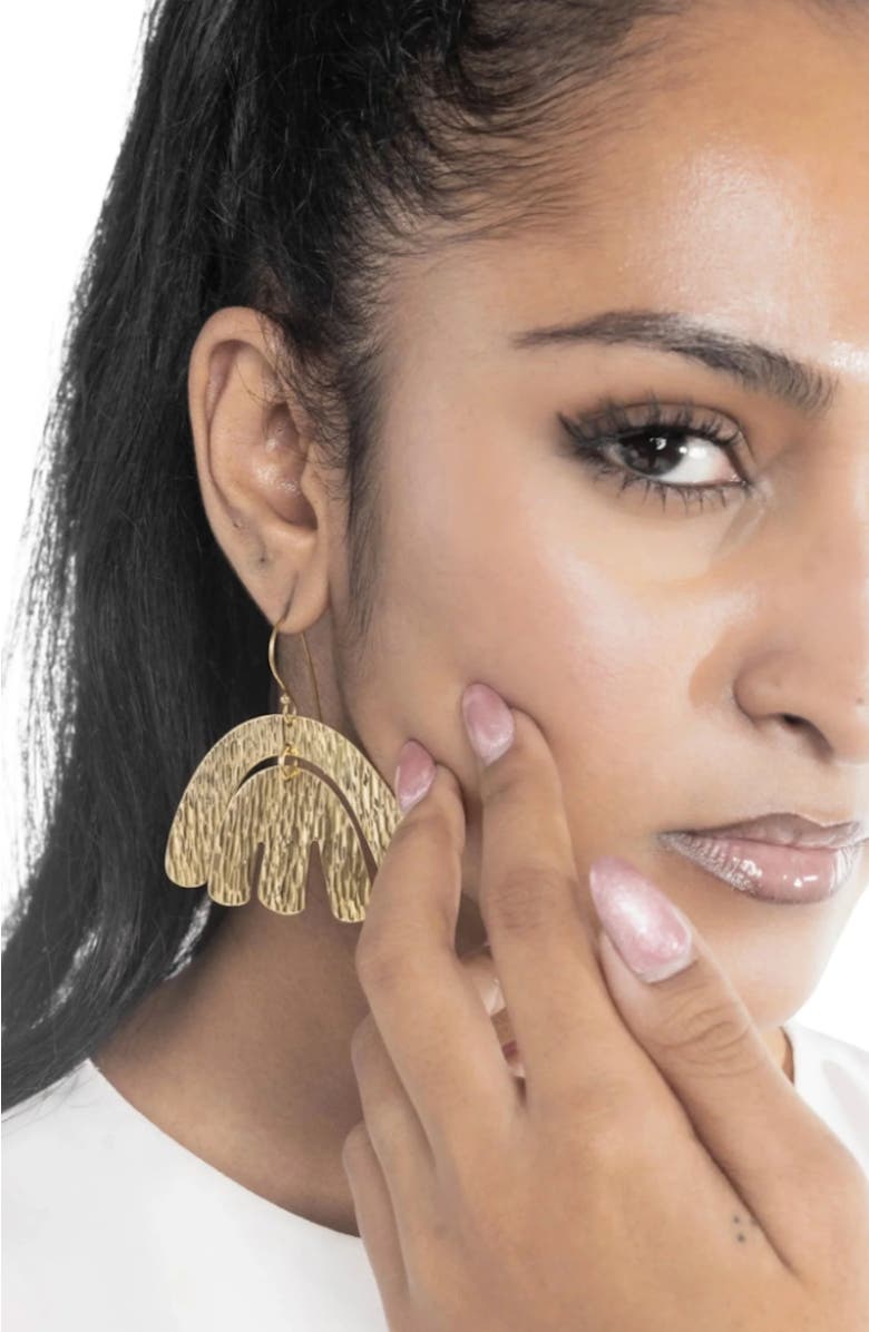 Adele Dejak Dhamani Adele Earring Small, Alternate, color, Gold