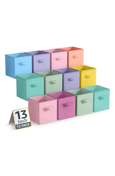 12-Pack Collapsible Storage Cubes
