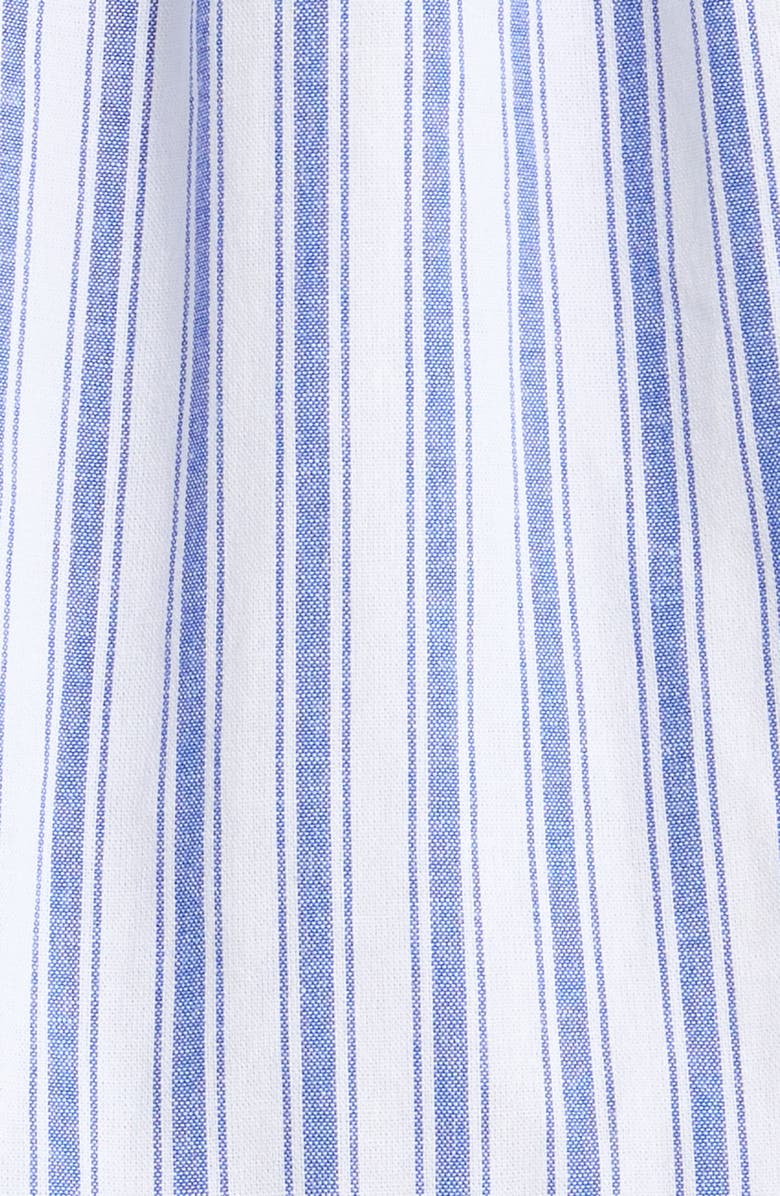 SUGARLIPS Audry Stripe Jacey Babydoll Minidress, Alternate, color, White-Blue