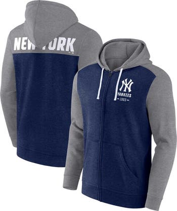 FANATICS Men's Fanatics Branded Heathered Navy/Heathered Gray New