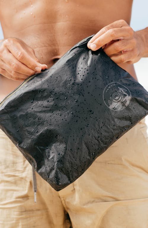 Aloha Collection Aloha Waikiki Seal Max Pouch In Black