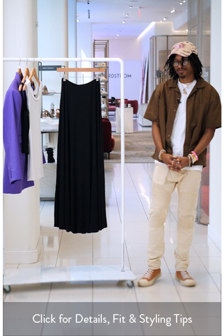 Smooth Flare Maxi Skirt video