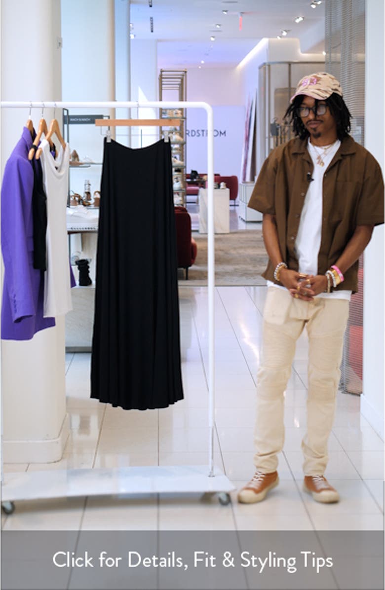 Smooth Flare Maxi Skirt, sales video thumbnail