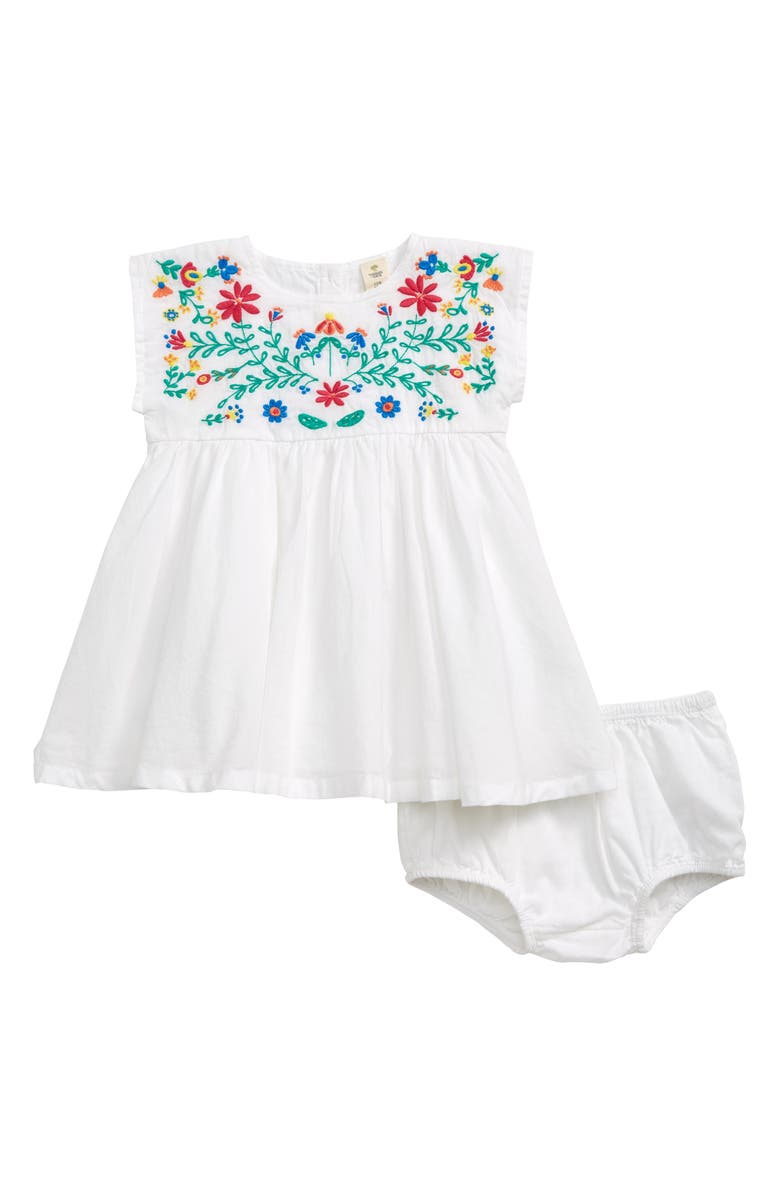 Tucker + Tate Embroidered Yoke Dress, Main, color, 