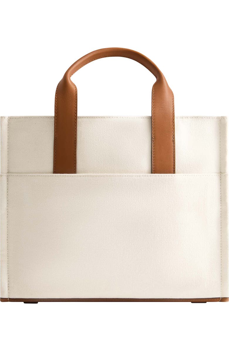 Tommy Bahama Canvas & Leather Trim Tote Bag, Alternate, color, Natural